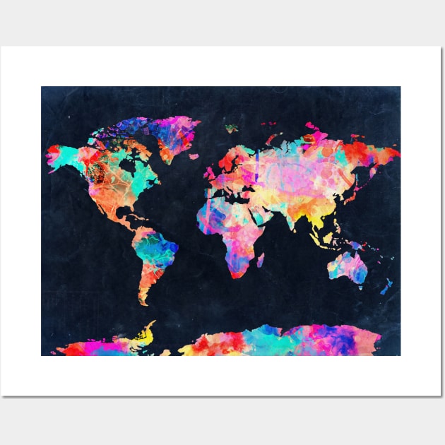 world map Wall Art by BekimART